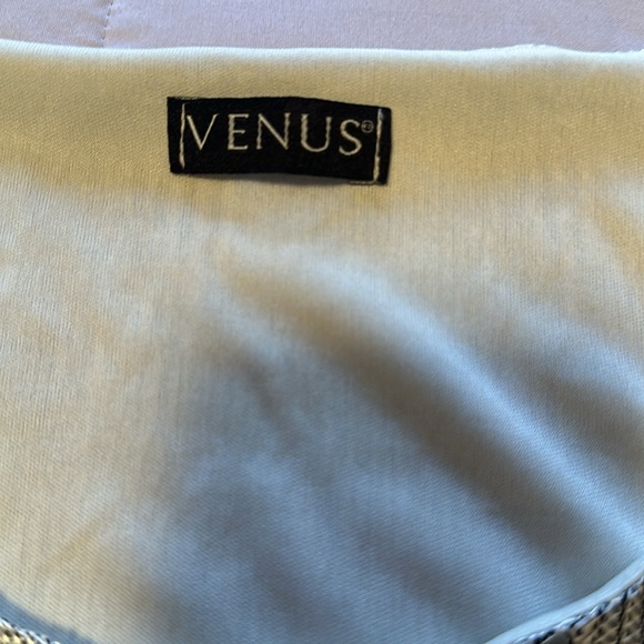 Venus beautiful fringed bottom silver with black party dress - Picture 3 of 6